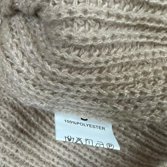 Women Pullover Sweater Gold Foil Knit Size XL Crew Neck Mid Length 1 - Picture 14 of 15